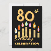 Invitation quatre-vingtième - quatre-vingt-dix-neuvième (Devant)