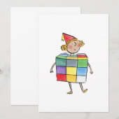 Invitation Quatre-vingts Anniversaire (Devant / Derrière)