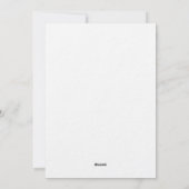 Invitation Quatre-vingts et Fabuleux Script Rose 80e Annivers (Dos)