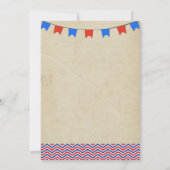 Invitation Quatrième d'invitation de BBQ de juillet (Dos)