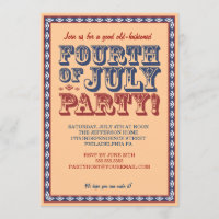 Quatrième d'old-fashioned de partie de célébration