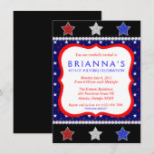 Invitation Quatrième impertinent d'invitation de juillet (Devant / Derrière)