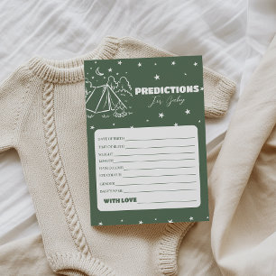 Invitation Que l'aventure commence Baby jeu de prédictions
