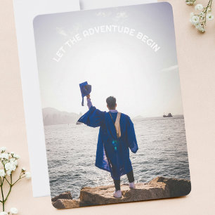 Invitation Que l'aventure commence Fête d'au revoir pour le d