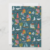 Invitation Que l'aventure commence garçon fête de bébé shower (Dos)