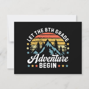 Invitation Que l'aventure de 8e année commence T de rentrée s