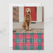 Invitation Que les friandises soient sur Terre Photo de vacan (Devant)