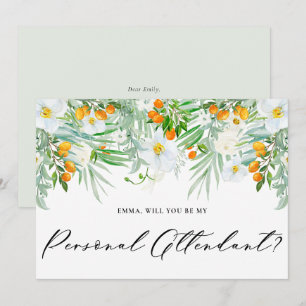 Invitation Que les orchidées et les kumquats soient mon assis