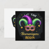 Invitation Que les Shenanigans commencent (Devant / Derrière)