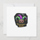 Invitation Que les Shenanigans commencent (Dos)