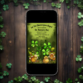 Invitation Que les Shenanigans commencent la fête de la Saint