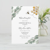 Invitation Que va révéler le genre Baby Bee (Debout devant)