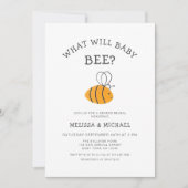 Invitation Que va révéler le genre Baby Bee (Devant)