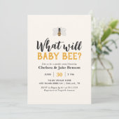 Invitation Que va révéler le genre Baby Bee (Debout devant)