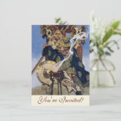 Invitation Queen Maeve Warrior Princess Imaginaire Art (Debout devant)