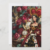 Invitation Queen of Hearts Birthday Party  (Dos)
