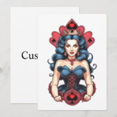 Invitation Queen of Spades Thunder_Cove (Devant / Derrière)