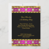 Invitation Queen Princess Royal Rose Gold Diamond Party (Dos)