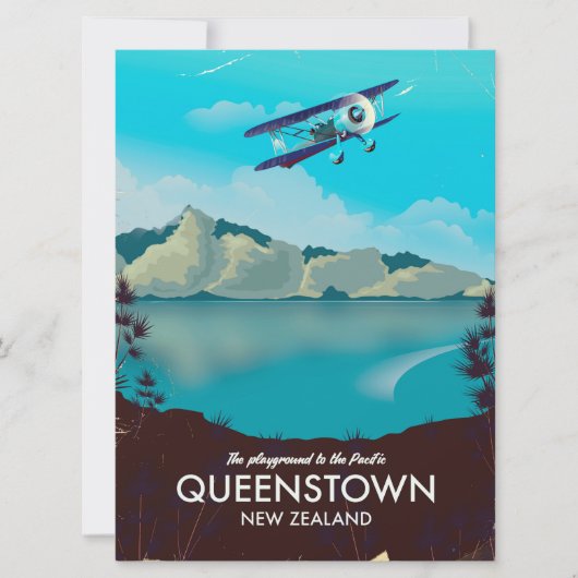 Invitation Queenstown Nouvelle-Zélande (Devant)