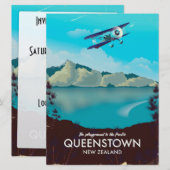 Invitation Queenstown Nouvelle-Zélande (Devant / Derrière)