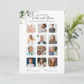 Invitation Quel Âge Avaient-Ils Épousé Et Groom Fête des mari (Debout devant)