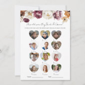 Invitation Quel Âge Avaient-Ils Épousé Et Groom Fête des mari (Devant)