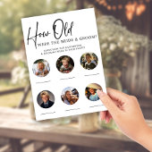 Invitation Quel âge avait la mariée et la salle de réception 