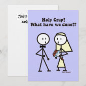 Invitation Quel mariage avons-nous fait (Devant / Derrière)