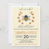 Invitation Quel Sera Le Baby shower De Révélation De Genre (Devant)