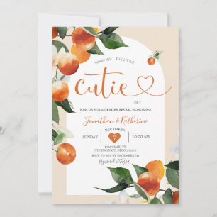 Invitation Quel sera le petit mignon Orange Genre Reveal