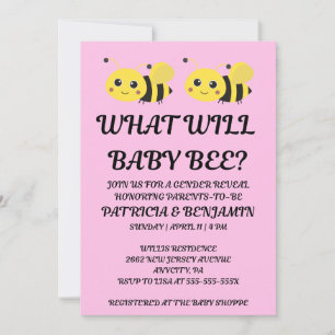 Invitation Quelle révélation de sexe pour bébé abeille