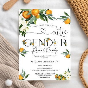 Invitation Quelle sera la jolie Citron Citrus Shower de Maria