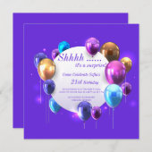 Invitation Quelle surprise ! (Devant / Derrière)