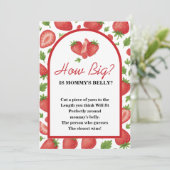 Invitation Quelle taille pour le jeu de fraise du ventre de m (Debout devant)