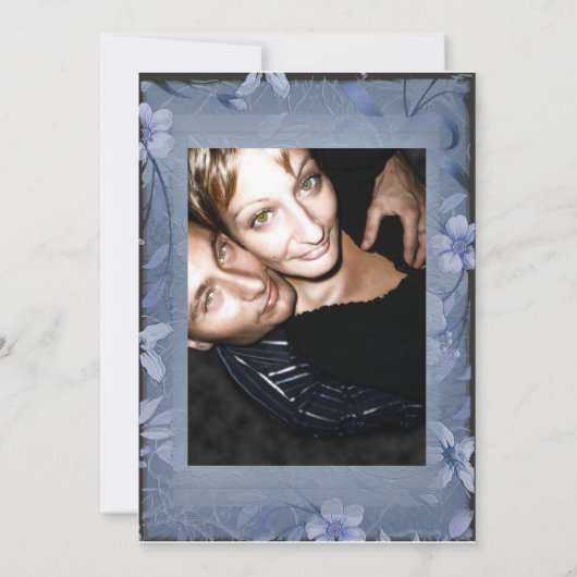 Invitation Quelque chose bleue (Dos)