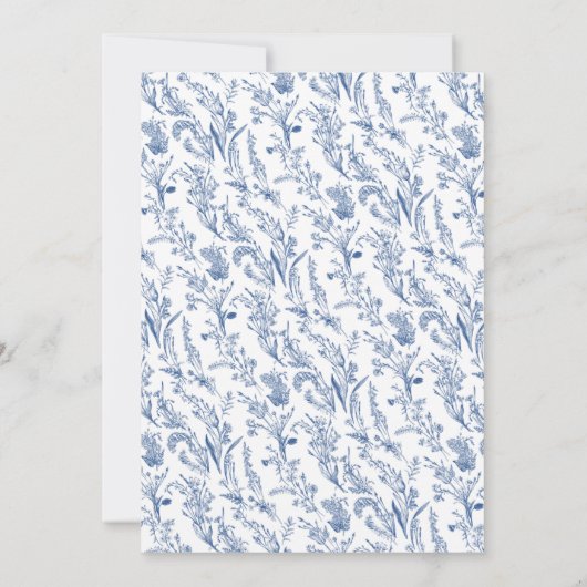 Invitation Quelque chose Blue Bow Parties scintillant Champag (Dos)