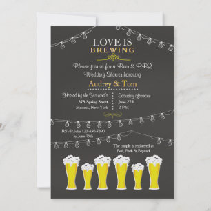 Invitation Quelque chose brasse Customisé