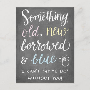 Invitation Quelque chose d'ancien   Bridesmaid