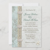 Invitation Quelque chose de bleu (Devant)