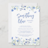 Invitation Quelque chose de bleu avant de faire Fête des mari (Devant)