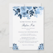 Invitation Quelque chose de bleu avant de faire Fête des mari (Devant)