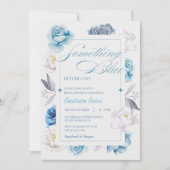 Invitation Quelque chose de bleu avant de faire Fête des mari (Devant)