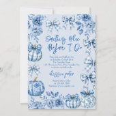 Invitation Quelque chose de bleu avant de faire Fête des mari (Devant)