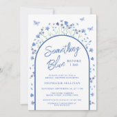 Invitation Quelque chose de bleu avant de faire Fête des mari (Devant)