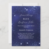 Invitation Quelque chose de bleu avant de faire Fête des mari (Devant)