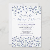 Invitation Quelque chose de bleu avant de faire Fête des mari (Devant)