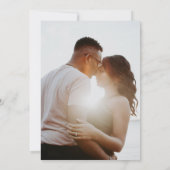 Invitation Quelque chose de bleu avant de faire Fête des mari (Dos)