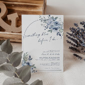 Invitation Quelque chose de bleu avant de faire Fête des mari