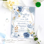 Invitation Quelque chose de bleu avant de faire Fête des mari