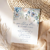 Invitation Quelque chose de bleu avant de faire Fête des mari